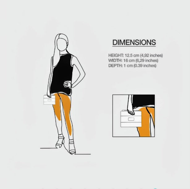 Free Will His and Hers Stripe Zip Designer Luxe Purse