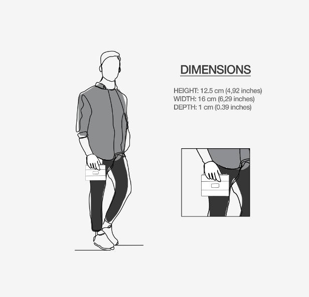 Free Will His and Hers Stripe Zip Designer Luxe Purse